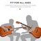 Best Choice Products Beginner Acoustic Electric Guitar Starter Set 41in w/ Wood Cutaway Design, Gig Bag